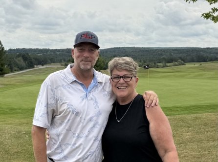 Paul Bromby and Barb Timms at Black Diamond.84132231405 content images Paul Bromby and Barb Timms at Black Diamond.84132231405 content images